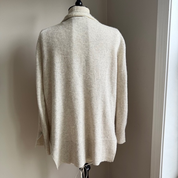 White + Warren Cashmere Luxe Placket Open Cardigan - Picture 3 of 5